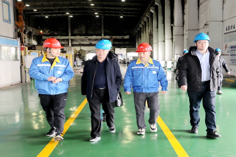 2024年 1月30日，，，浙江省经信厅机关党委二级巡视员孙自强莅临门徒娱乐纸业开展岁末年头清静生产督导